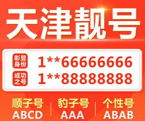 天津联通手机号码13299999995 靓号规则AAAAAB 寓意九五至尊