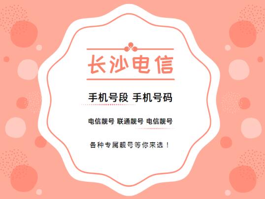 长沙手机号码,长沙电信手机号段大全,在线查询长沙电信号段号码