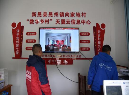 中国电信推动乡村治理数字化 助力行政村数字乡村建设