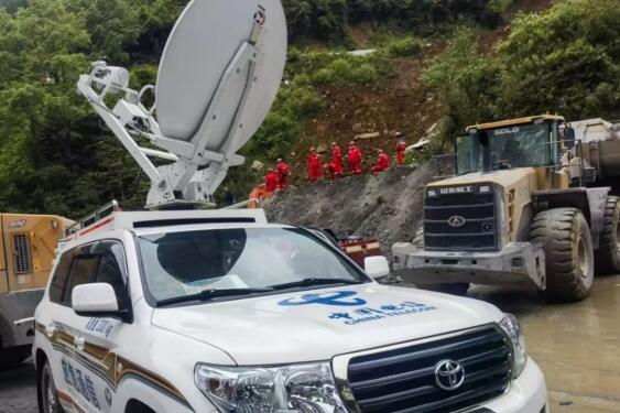 中国电信进行四级联动 保障乐山垮塌地区通信